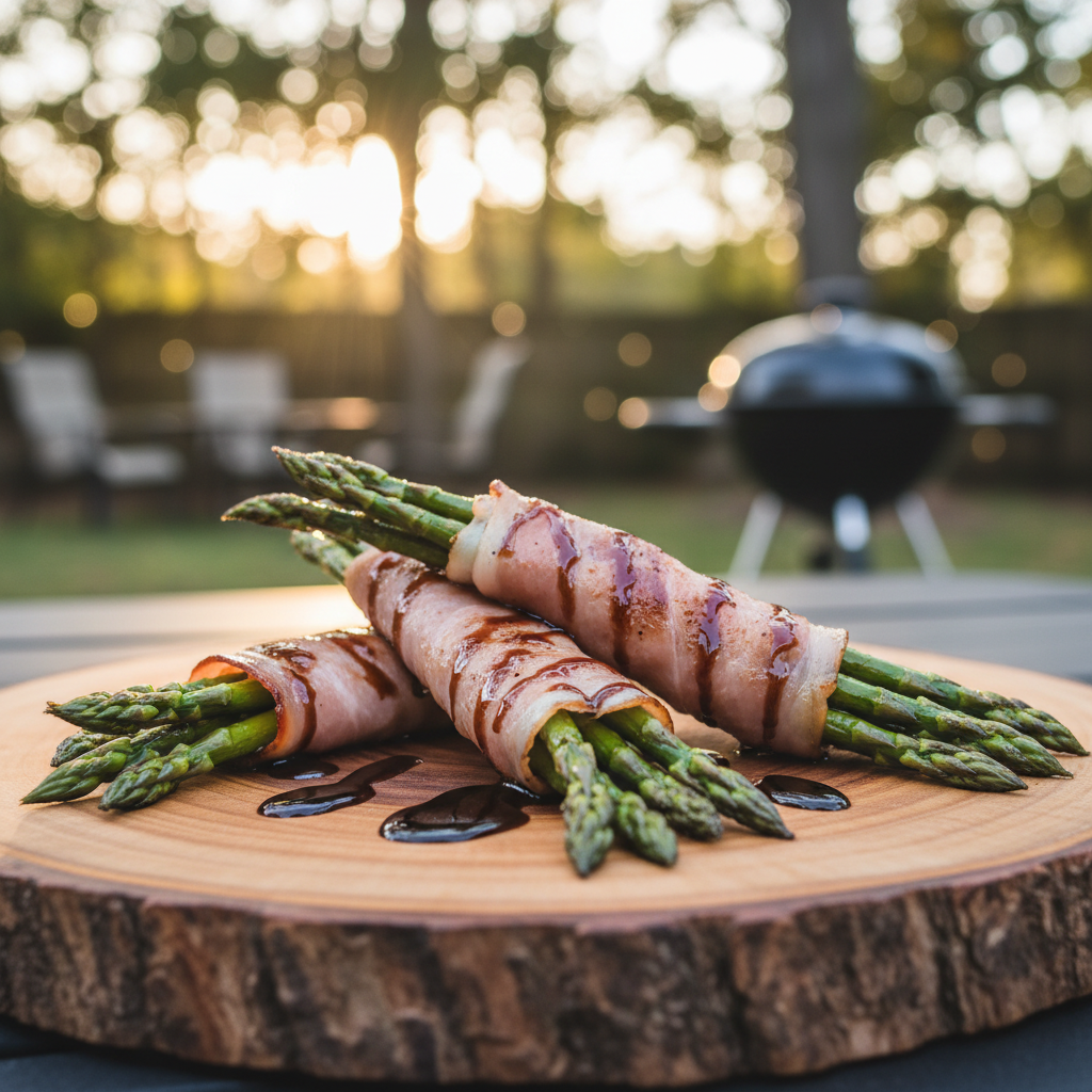 Grilled Prosciutto-Wrapped Asparagus Bundles