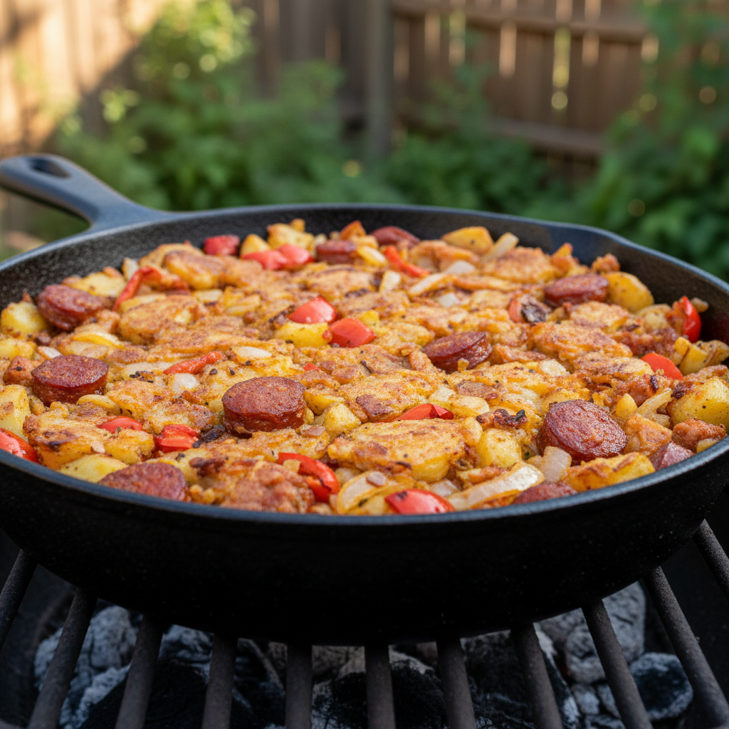 Smoky Chorizo & Potato Hash