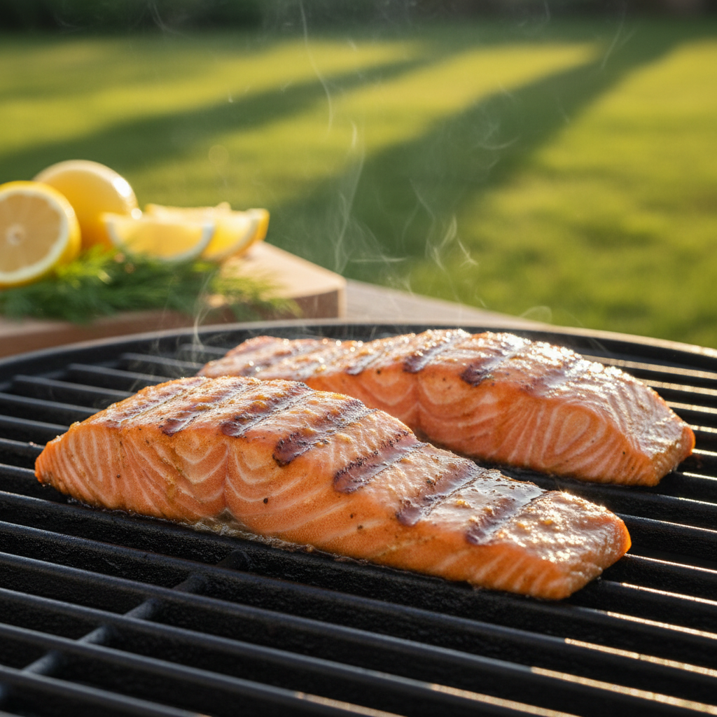 Smoky Maple-Glazed Salmon Fillets