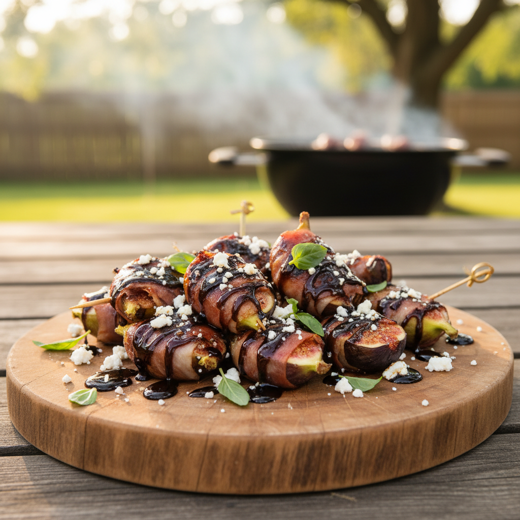 Grilled Prosciutto-Wrapped Figs