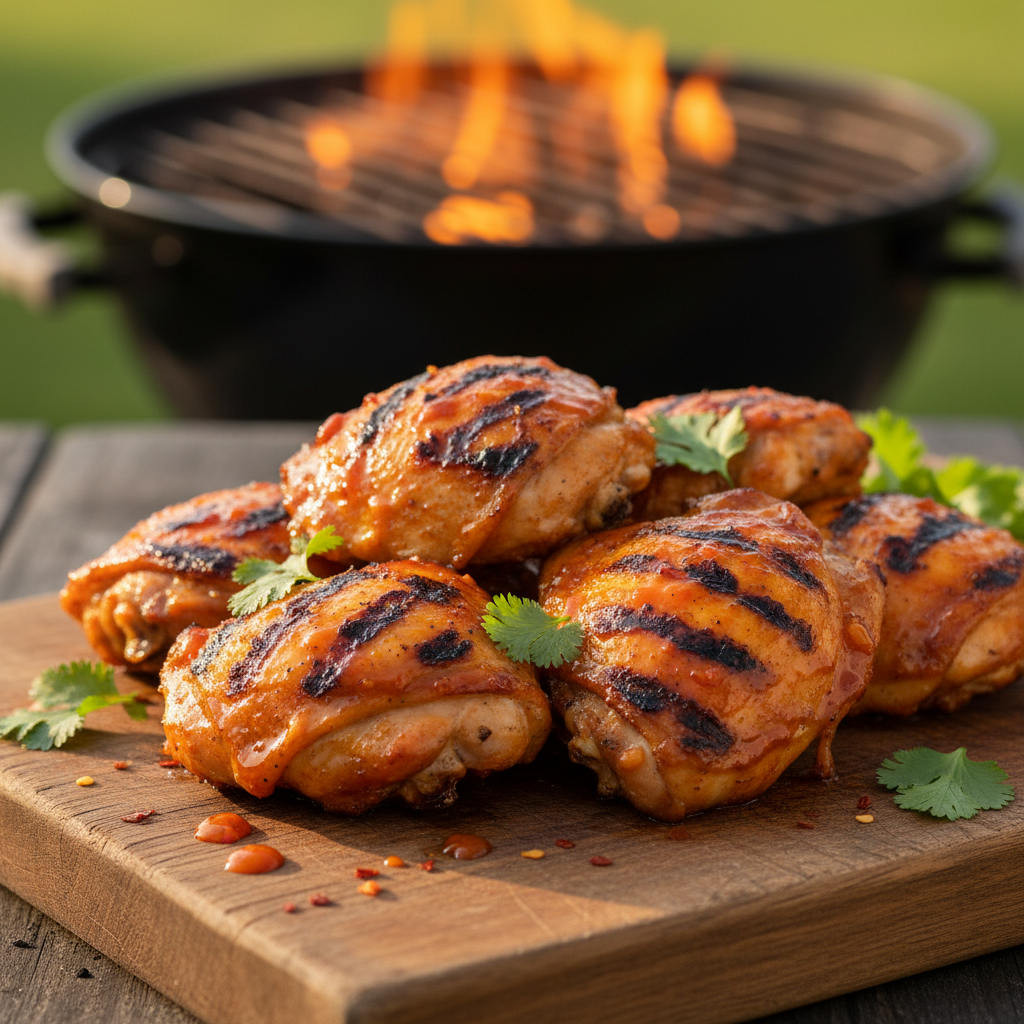 Fiery Mango-Habanero Chicken Thighs