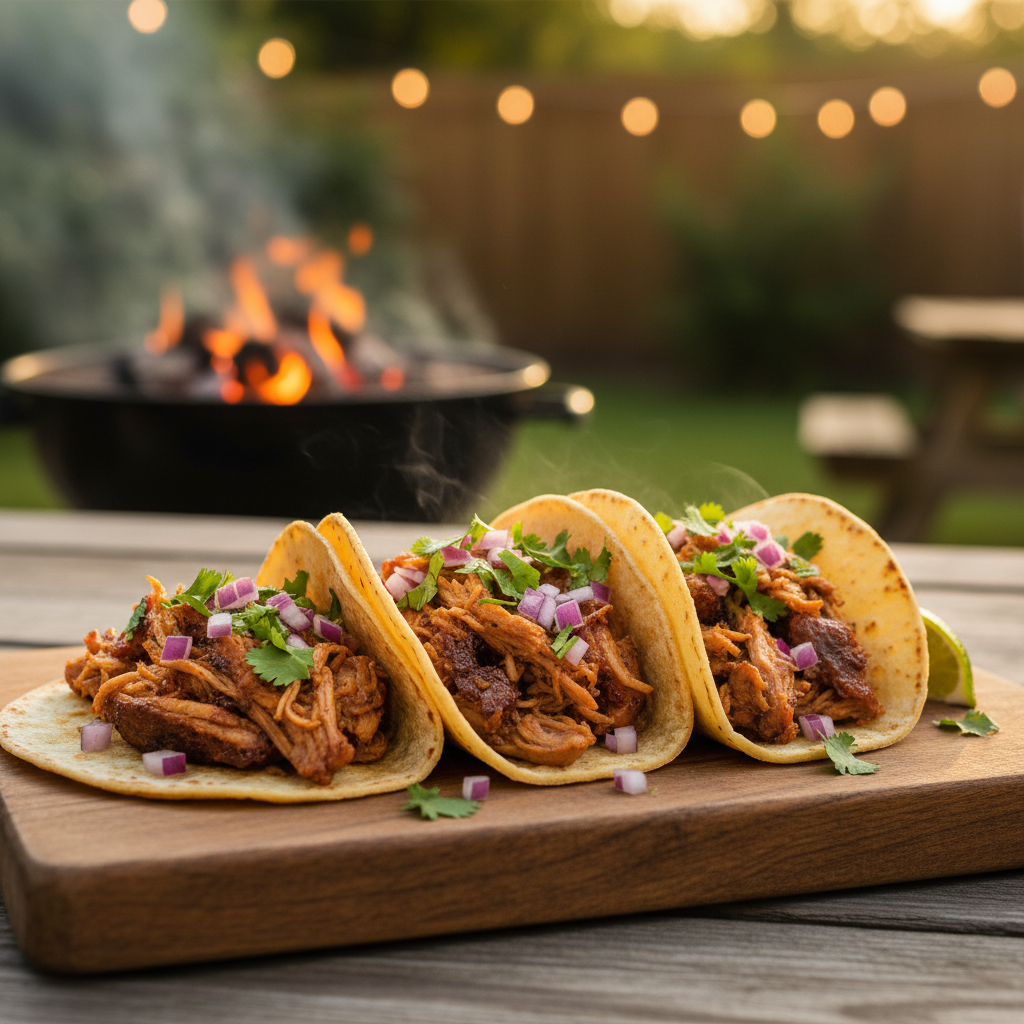Grill-Fired Mojo Pork Tacos