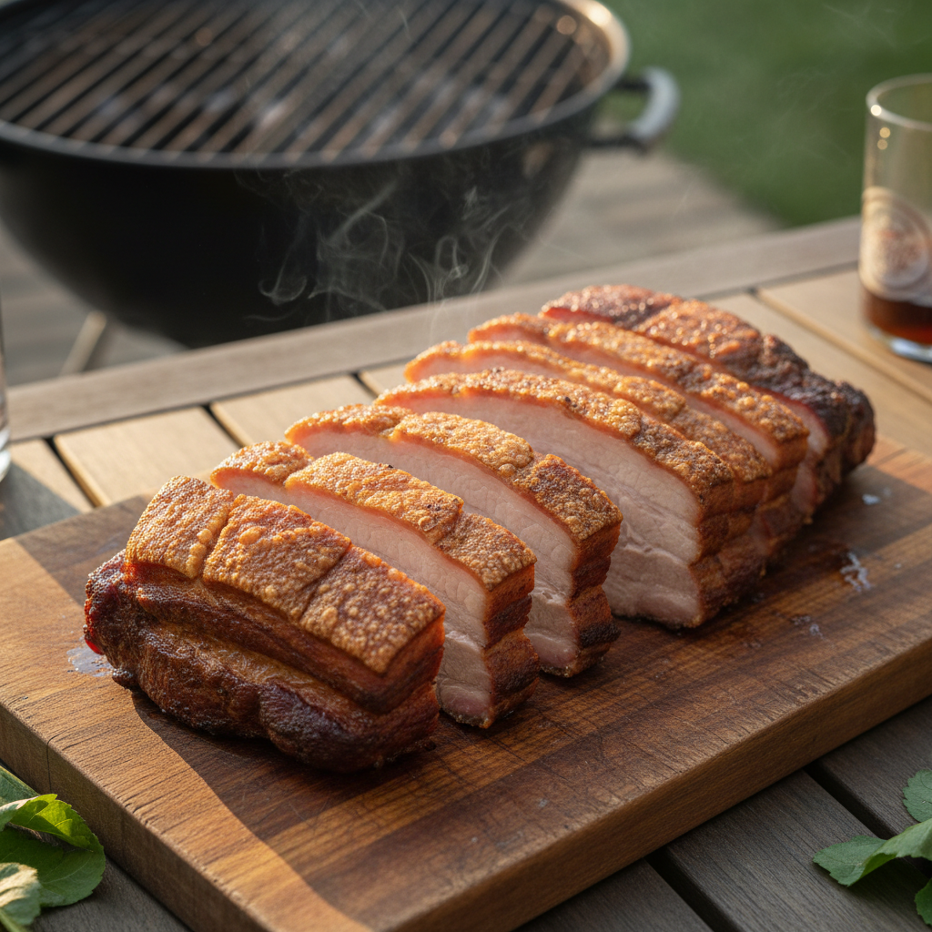 Smoked & Seared Pork Belly