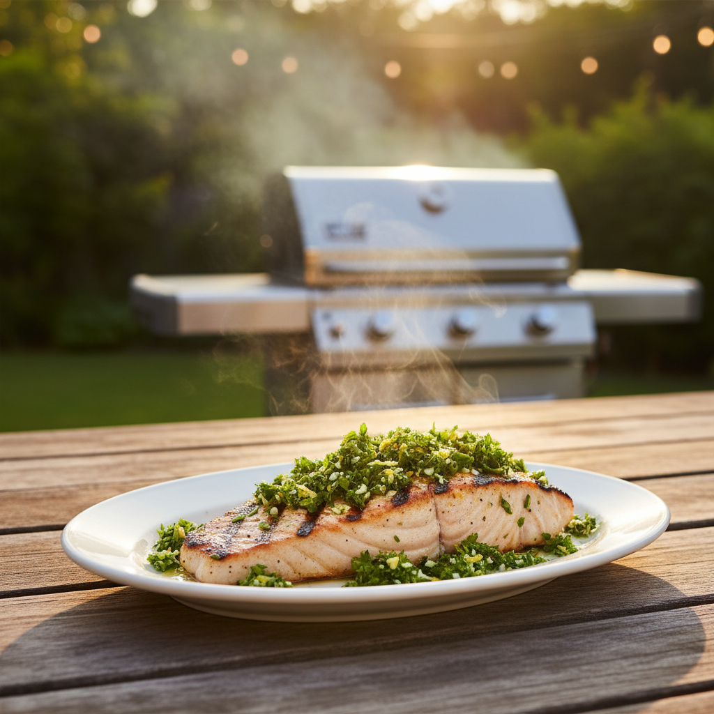 Grilled Swordfish with Zesty Gremolata