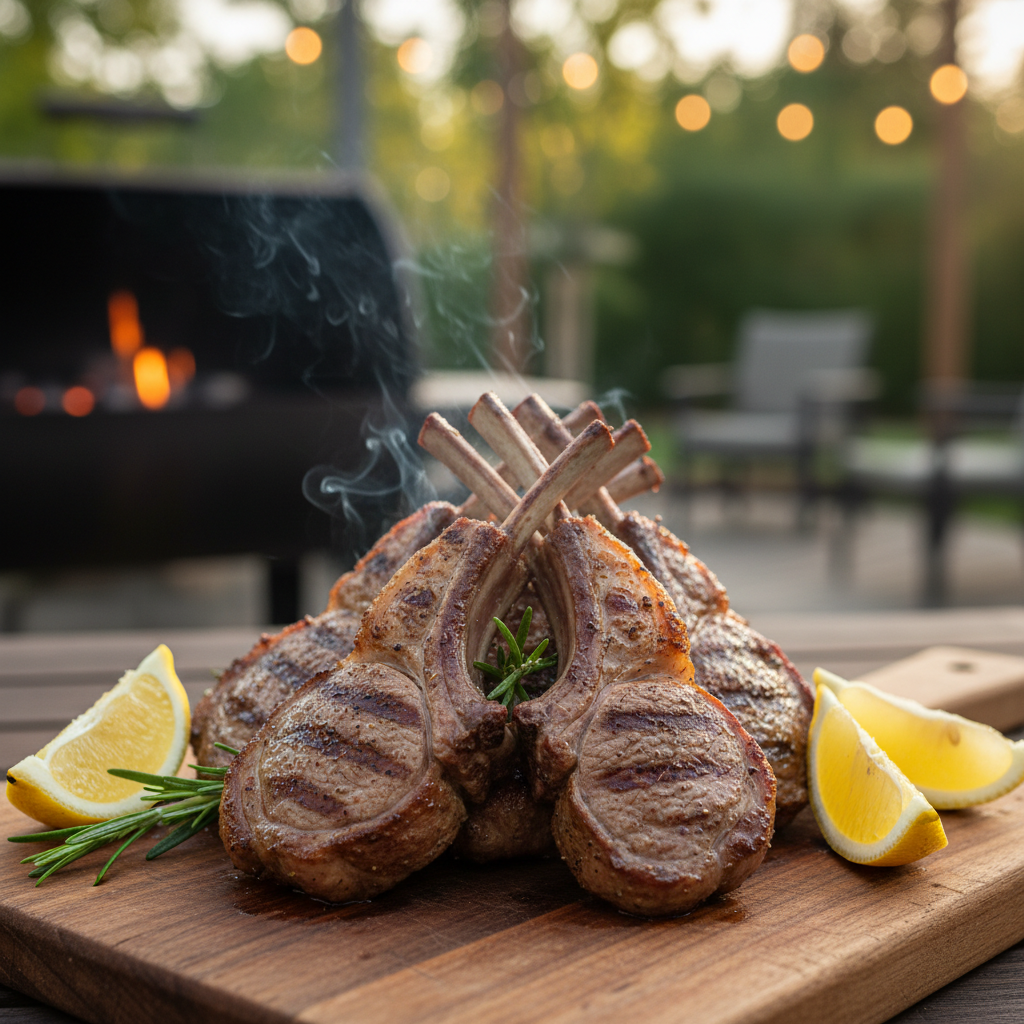 Smoky Grilled Lamb Chops