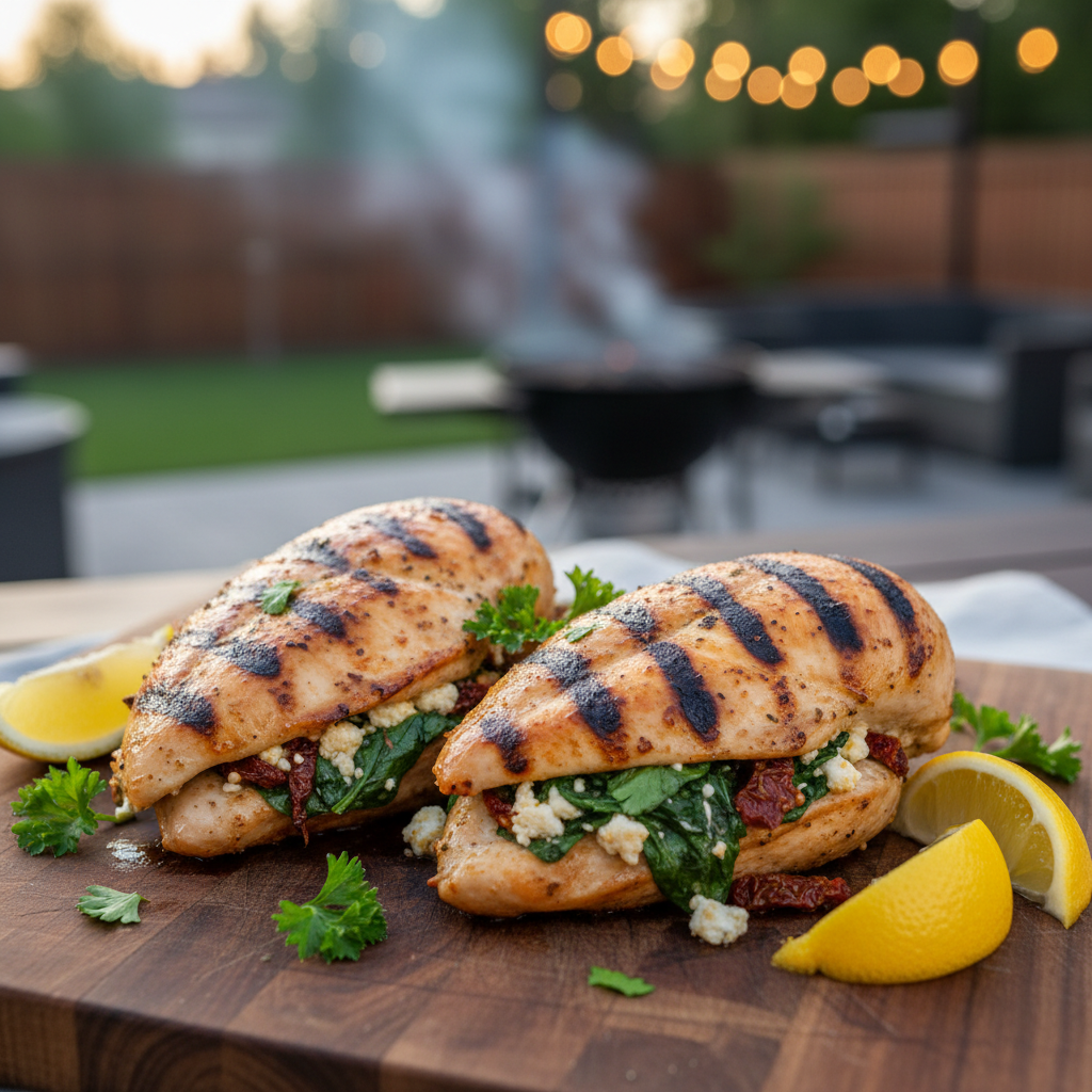 Mediterranean Stuffed Chicken Breast