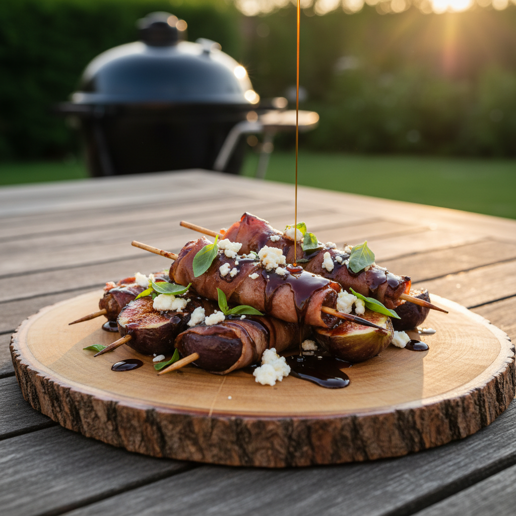 Grilled Prosciutto-Wrapped Figs