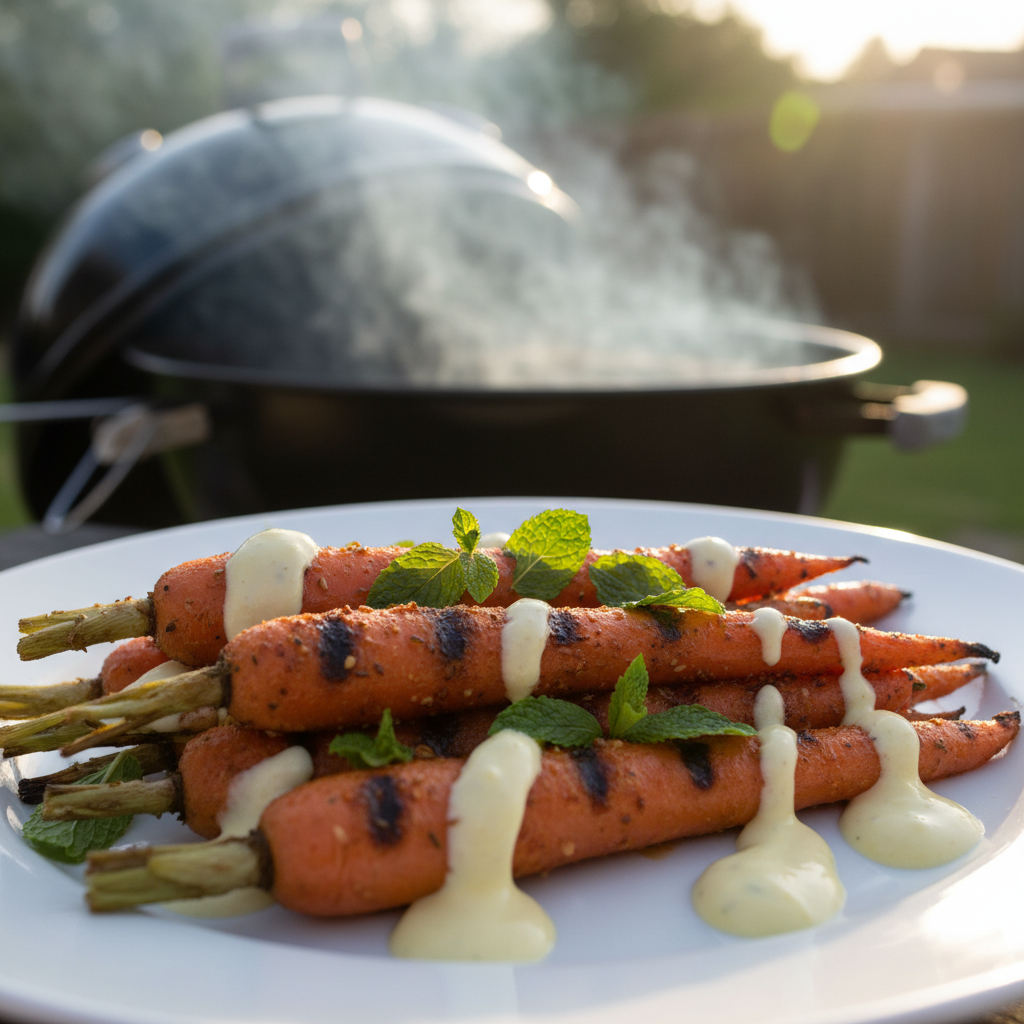 Grill-Seared Moroccan Spiced Carrots